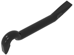 GDS-90111 Compatible with LEGO Bricks 92585 Props Crowbar, Black, 50 PCS | MOC components for major building brands. Designed for custom builds, repairs and custom models.