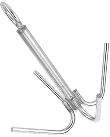 BONKZEBU Ancla de 4 Garras, Gancho Antiagarre de Acero Inoxidable 316, con Diseño de 4 Garras para Barco Marino, Yate, Pesca de Aventura Al Aire Libre