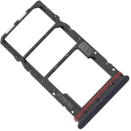 Tiroir Double Carte SIM MicroSD pour Motorola Moto E13 (XT2345) Support Plateau Porte - Noir