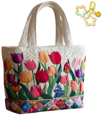 Bolso Tote Con Motivo De Oveja, 2026 Bolso Hecho a Mano - Perro Salchicha, Bolsos De Oveja, Con Bolsillos Apertura Cremallera, For Mujeres Y Amantes Los Animales, Compras Vida(G,43*10*40cm)