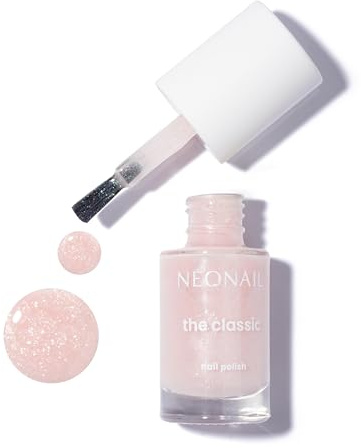 NÉONAIL Esmalte de Uñas Clásico 7,2 ml - Rosa - Glittery Mist - Esmaltes Para Uñas - Manicura - Nail Art - Brillo Uñas - Laca De Uñas - Esmalte de uñas Purpurina