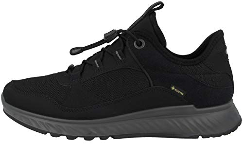ECCO Damen EXOSTRIDE W Low Sneaker, Schwarz (Black 1), 36 EU