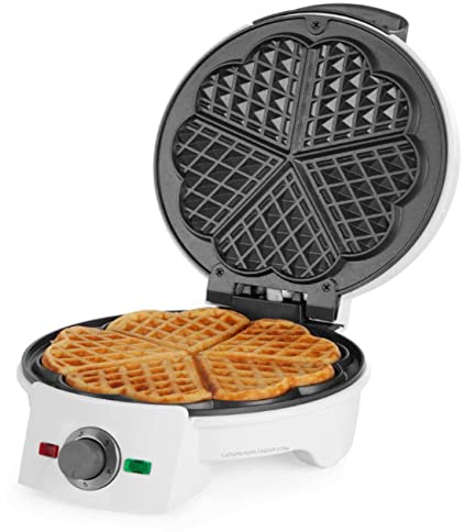 Gofrera. Fácil de usar. Potencia 1.000W. Recubrimiento antiadherente fácil de limpiar. Termostato ajustable.