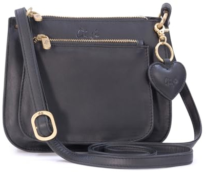 Gigi - Petit Sac Bandoulière Femme Cuir - Sac à Main - Porté Croisé Avec Bandoulière Réglable - 9975