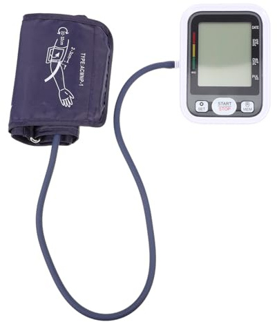 MAGICLULU Blutdruckmessgerät Für Zuhause Tragbares Digitales Gerät Mit Automatischer Druckmessung Messung Von Systolischem Und Diastolischem Blutdruck Sowie Puls Großes Speichervolumen Und e
