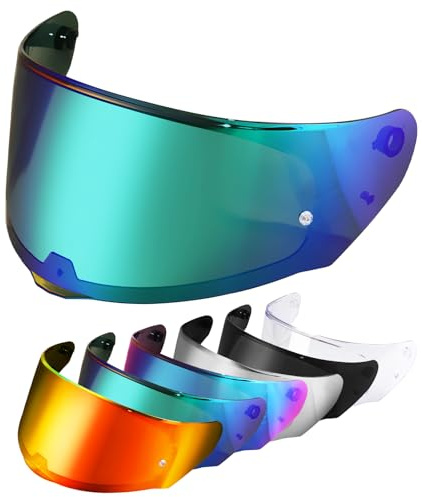 VCOROS Visiere Casque Moto pour FF328/FF353/FF800 | Remplacement de Visière de Lentille de Casque de Bouclier de Vent de Moto,Accessoires pour Le Casque intégral