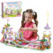 TOY PLAYER Friends Princess Castle Roller Coaster Building Blocks Set,Compatible with Lego, STEM Creative Amusement Park Building Set for Girls 6+ Years, for Girls (991 PCS)
