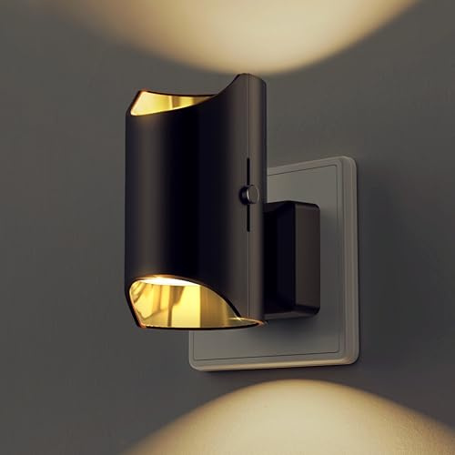 LOHAS-LED Veilleuse LED Prise Murale avec Capteur Crépusculaire, Veilleuse Enfant Dimmable 0-100 LM, Lumière Blanc Chaud 3000K, Éclairage de Nuit pour Couloir, Chambre, Escaliers, Cuisine, 1 Pièce