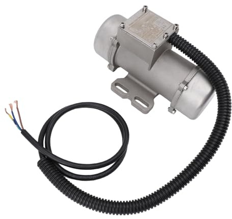 Motor vibrador de hormigón, 3000 r/min IP65 de acero inoxidable industrial motor vibratorio monofásico para mesa agitadora, camión mezclador, esparcidor de salada (100 W)