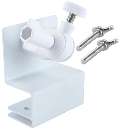 Alnicov Universal Camera Mount For Gutter Outdoor Camera Mount Weatherproof 360° Swivel And Tilt Wall Bracket With Universal Screw Adapters