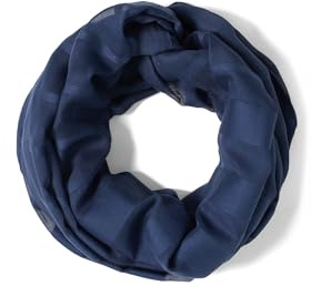 Cecil Loop Schal mit Streifenmuster sporty denim blue A