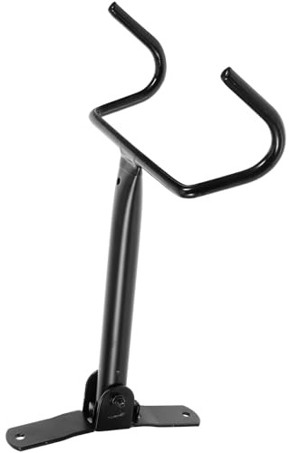 VICASKY Wall Mounted Bicycle Hanger Rack with Dual Hooks Indoor Bike Storage Organizer for Mountain Bikes Black Pedal Mount for Garage and Home
