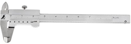 BIlinli Mini-Messschieber, 0-70 mm, Taschenmaß, rostfrei, gehärtet, metrisch, maschinell
