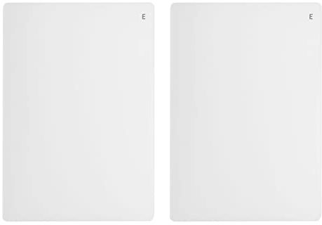 Vaessen Creative 2137-065 Cut Em Easy Platta E, set med 2 präglingsplattor, ersättningsplattor för prägling med A5 stor stansning och präglingsmaskin, transparent