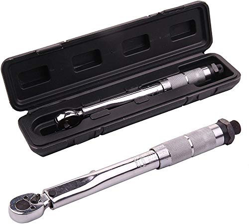 AIKENR Torque Wrench, 1/4 5-25NM, Bicycle Repair Tool, Adjustable Torque Wrench, with Storage Box