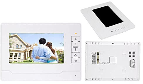 OBO HANDS 7-Zoll-TFT-Farb-Video-Sprechanlage Video-Türsprechanlage Türklingel verdrahtet Türklingel Sprechanlage Bildschirm Monitor für Haus Wohnungen