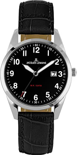 JACQUES LEMANS Herren-Uhren Analog Quarz