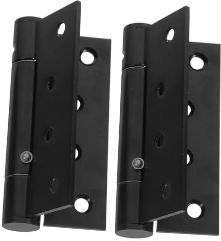 Hemobllo 2pièces Charnières Porte Lourdes Alliage Aluminium Charnières Autofermantes Robustes Pour Portes Intérieures Et Extérieures Adaptées Aux Écran Et Salles De Bain