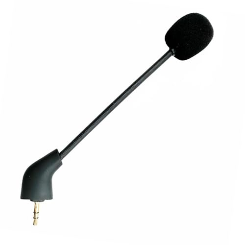MICMXMO Microphone de Rechange 3,5 mm Boom Compatible avec Post-2021 2ème Version Wired Kingston HyperX Cloud 2 II Cloud Core Cloud Pro Cloud X Gaming Casques de Jeu Microphone Antibruit pour PS5
