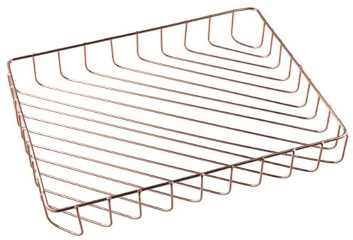 GetCoupon Metall-Schubladen-Organizer, Stift-Netz-Schreibtisch-Organizer, Schreibtischablage für Büro (Roségold)