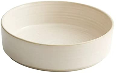 NEBE Insalatiera Ciotola for Piatto Ciotola for Insalata Giapponese in Ceramica Ciotola Grande for Pesce bollito for Uso Domestico Due Confezioni Ciotola per Frutta e Verdura(L)