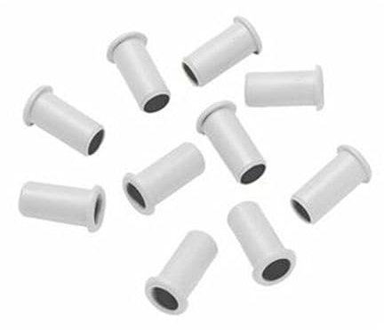 Pipestation 15mm Push Fit Fittings Pipe Inserts (10 Pack) - 15mm Pushfit Plumbing Fittings for Plastic PEX PB & Copper Pipe Radiators - Plumber's Pack (10 Pieces)