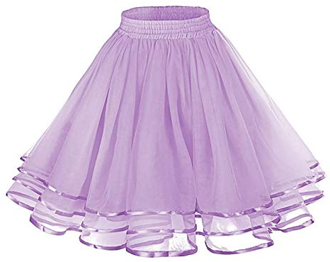 Gonna tutù Elegante Gonna Elegante da Donna di Carnevale Gonne da Donna Tutu Costume da Festa di Carnevale di Halloween Tutu per Adulti per Feste di Travestimento Balletto (Purple, One Size)