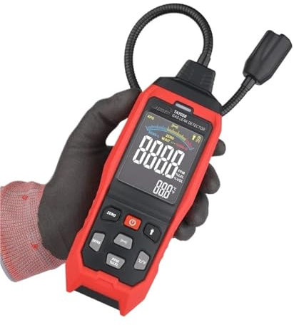 NIWPPKIMX Detector de Gas Combustible TA702B Detector de Fugas de Gas portátil Detector de Fugas de Gas Natural Barra analógica + Pantalla Digital