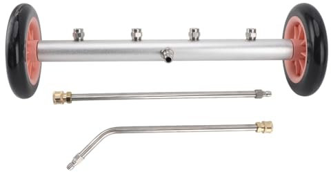 UNDERCARRIAGE Cleaner Scopa d'acqua ad alta pressione per camion, SUV, rimorchio (rosa nero)