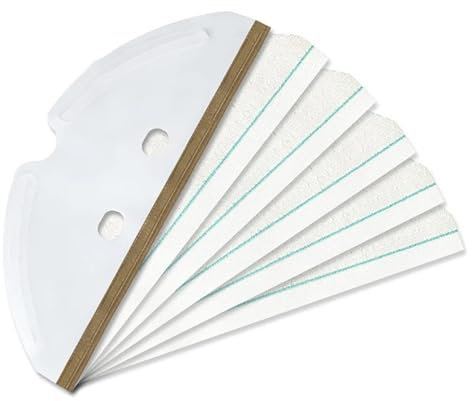 SXEZYEYO Wischtuch-Pads + Halterung + Einweg-Mopptuchteile, Kompatibel Mit XiaoMi, Kompatibel Mit Roborock, S50, S55, S5 Max, S6, S6 Pure, S6 MaxV, T6, Staubsauger(1pc-60pcs)