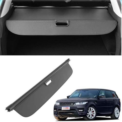 LANAZU Cubierta de Carga Retráctil, para Land Rover Range Rover Sport 2014-2018 Trasero Trunk Estante Paquetes Tronco Carga Seguridad Estante Maletero Partición Cortina
