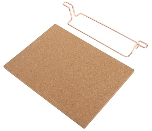 Tofficu Kleine Korktafel Für Schreibtisch Tischplatte Memoboard Nachrichtentafel Für Büro Fotos Board Mit Reißzwecken Robuste Korktafel Für Notizen Und Nachrichten