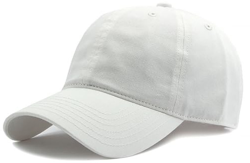BABAHU Baseballkappe für Herren und Damen, einfarbig, blanko, verstellbar, Klassische Baseballkappe, 100% Baumwolle, Golfmütze