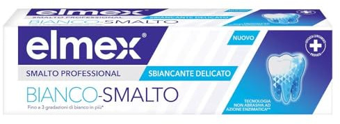 Elmex Smalto Professional - Bianco Smalto Dentifricio Sbiancante Delicato, 75ml