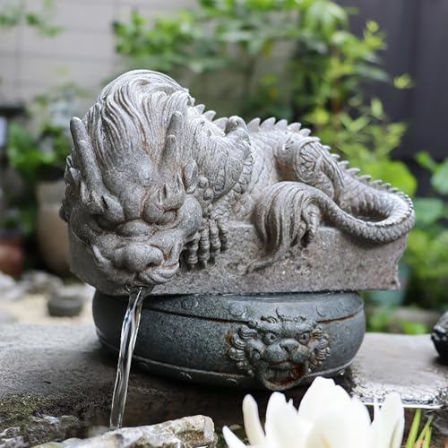 ZYZSY Cracheurs d'étang, Fontaine de Jardin en Plein air Gargouille, Jeu d'eau pour fontaines décoratives, fontaines d'eau, bassins/Décoration de Jardin