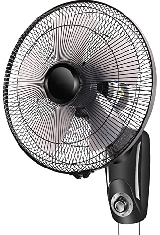 Verstellbarer oszillierender Wandventilator, 5 Flügel, 3 Geschwindigkeiten, hohe Geschwindigkeit, strapazierfähig für den Außen- und gewerblichen Gebrauch