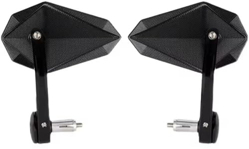 XWDPDNHHD Specchietto Retrovisore Laterale Girevole Per Moto Per Y&amaha MT03 MT07 MT09 MT10 Specchietto Retrovisore Girevole A Per Estremità Manubrio Retrovisore Laterale