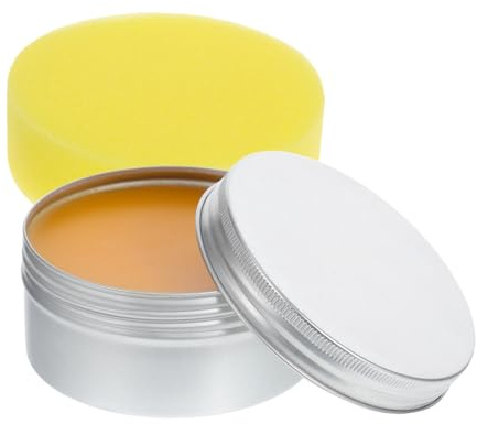 ULTECHNOVO Redwood Maintenance Wax Beeswax Block for Wood Seasoning Beeswax Use As Paste Wax Hardwood Floors Wooden Furniture and Floors