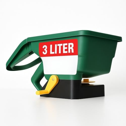 Handstreuer Handschutz 3 Liter Düngerstreuer Saatgut Streu Salz Streuer Gerät