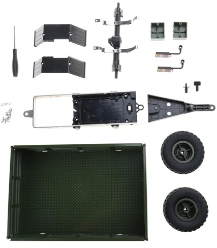 Kalttoy Upgrade Trailer Part Set For 1/12 Truck Car Accessories Upgrade Trailer