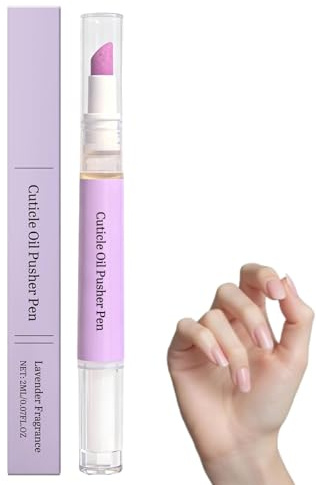 Sassytip 2 En 1 Stylo Repousse-Cuticules à L'huile, Sassytip Stylo Dissolvant Ongles, Repousse Cuticule Remover, Huile Cuticules Ongles Pour Dissolvant De Cuticules Et Huile Pour Ongle (1PC)