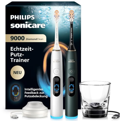 Philips Sonicare Next-Generation DiamondClean 9000 elektrische Zahnbürste - Feedback zur Putzabdeckung