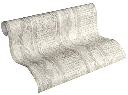 A.S. Création Papier peint intissé Côte d'Azur - Aspect bois vintage - 10,05 m x 0,53 m - Fabriqué en Allemagne - 354134 35413-4