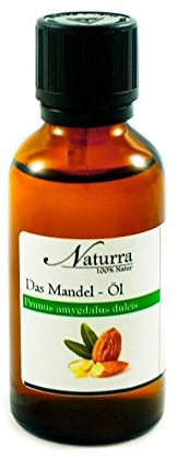 Naturra BIO Mandelöl kaltgepresst nativ 50ml Speiseöl in lichtgeschützter Apothekerflasche