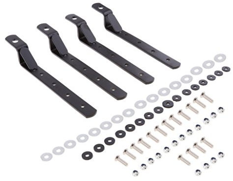 Gazechimp Support De Fixation De Sacoche Universelle pour Moto Robuste, Noir