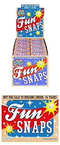 HENBRANDT 500 Fun Snaps Party Bangers Bang Snaps Bonfire Night Guy Fawkes New Years Eve Chinese New Year