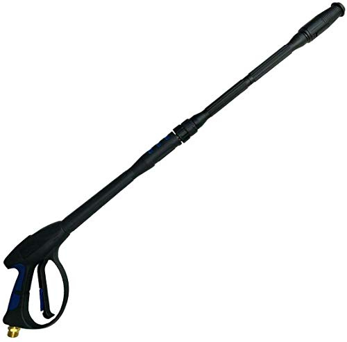 Pistola y lanza de alta presión M&M Smartek Profi/Hobby M22 IG/AG de 2 piezas, adecuada para las limpiadoras de alta presión Kärcher Kränzle Kranzle HD y HDS (pistolas & lanza Vario)