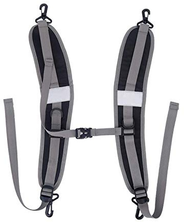 Nylon Verstellbarer Rucksack Tasche Riemen Shoudler Riemen Brustgurt Ersatz Reparaturzubehör(schwarz)