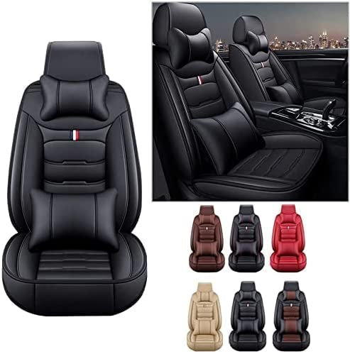 WQEFWR Auto-SitzbezüGe Autositzbezug für BMW 6er F13/ M6 Coupe 2door 2011-2018 5-Sitze, Leder Luxus Voll Vorderseite und RüCkseite SchonbezüGe, AutozubehöR Schonbezug AutositzbezüGe Kompatibel