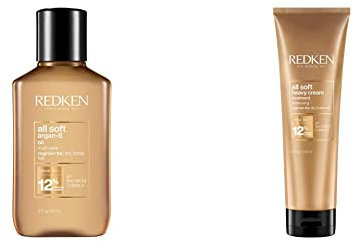 Redken | Haarmaske mit Tiefenpflege für trockenes und brüchiges Haar, Mit Omega-6 und Argan-Öl, 111 ml & Haarmaske für trockenes und brüchiges Haar, Belebt und hydratisiert,250 ml